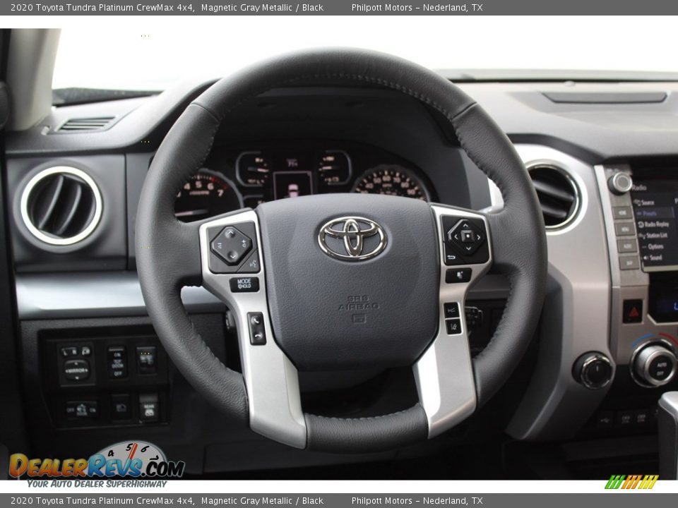 2020 Toyota Tundra Platinum CrewMax 4x4 Magnetic Gray Metallic / Black Photo #23