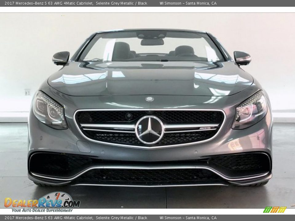 2017 Mercedes-Benz S 63 AMG 4Matic Cabriolet Selenite Grey Metallic / Black Photo #2