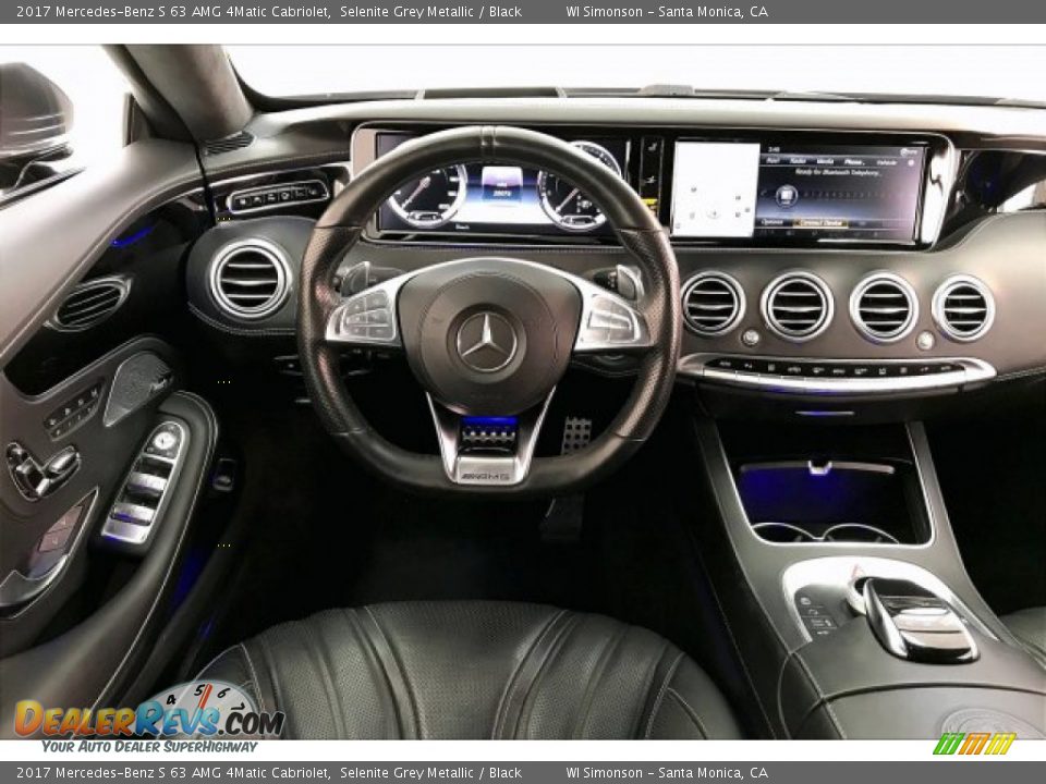 2017 Mercedes-Benz S 63 AMG 4Matic Cabriolet Selenite Grey Metallic / Black Photo #4