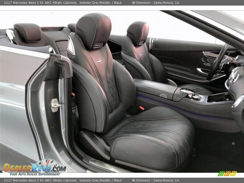 2017 Mercedes-Benz S 63 AMG 4Matic Cabriolet Selenite Grey Metallic / Black Photo #6