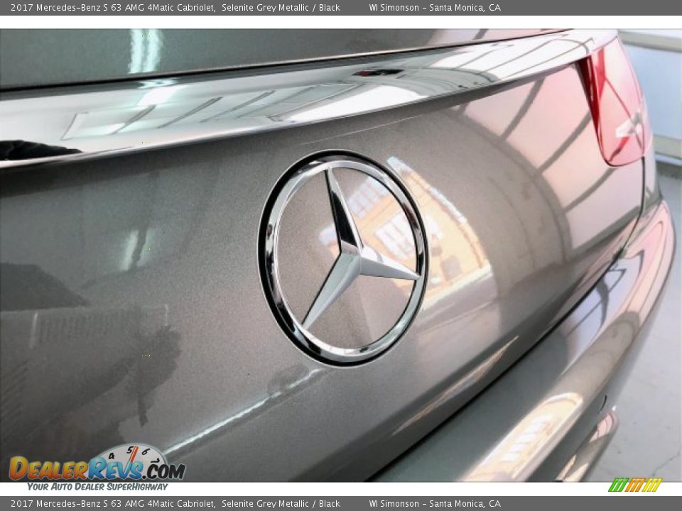2017 Mercedes-Benz S 63 AMG 4Matic Cabriolet Selenite Grey Metallic / Black Photo #7