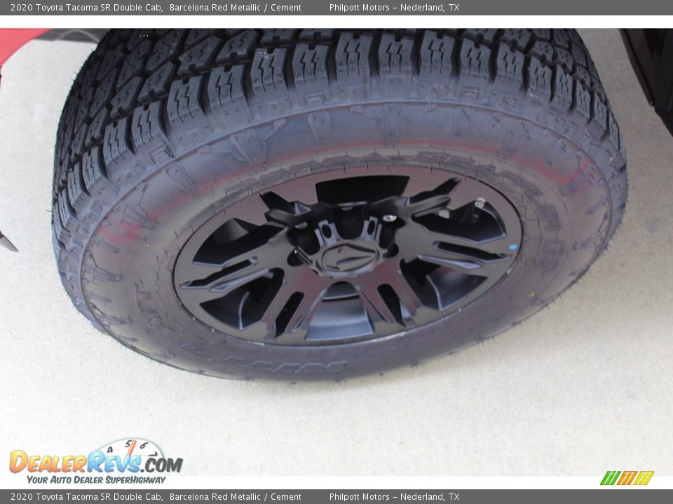 2020 Toyota Tacoma SR Double Cab Barcelona Red Metallic / Cement Photo #5