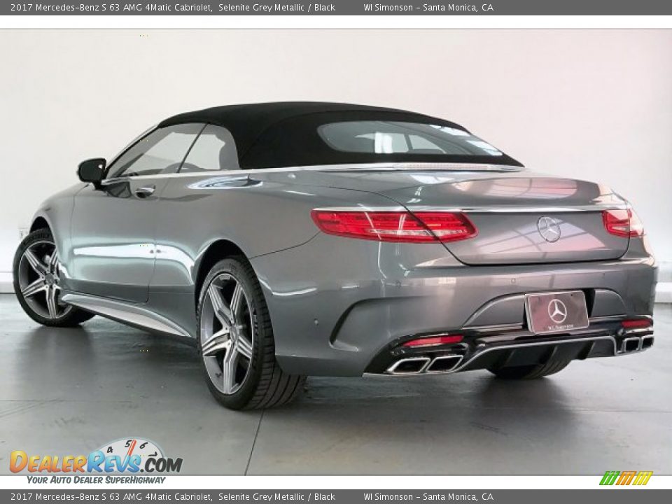 2017 Mercedes-Benz S 63 AMG 4Matic Cabriolet Selenite Grey Metallic / Black Photo #10