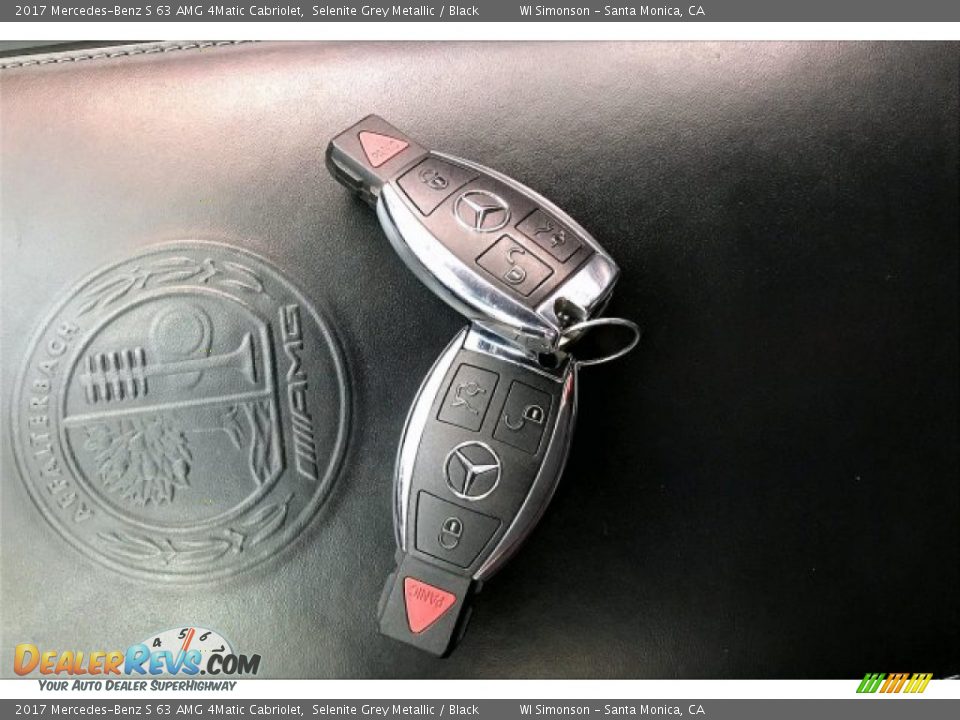 2017 Mercedes-Benz S 63 AMG 4Matic Cabriolet Selenite Grey Metallic / Black Photo #11