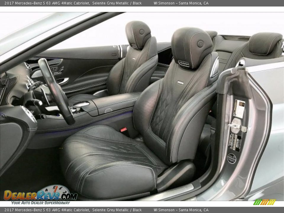 2017 Mercedes-Benz S 63 AMG 4Matic Cabriolet Selenite Grey Metallic / Black Photo #14