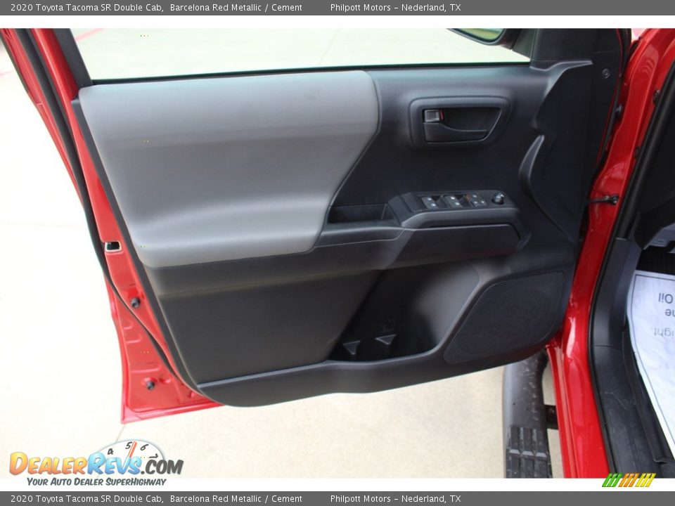 2020 Toyota Tacoma SR Double Cab Barcelona Red Metallic / Cement Photo #9