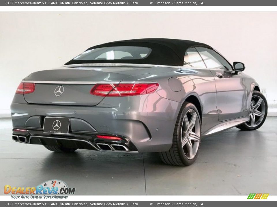2017 Mercedes-Benz S 63 AMG 4Matic Cabriolet Selenite Grey Metallic / Black Photo #16
