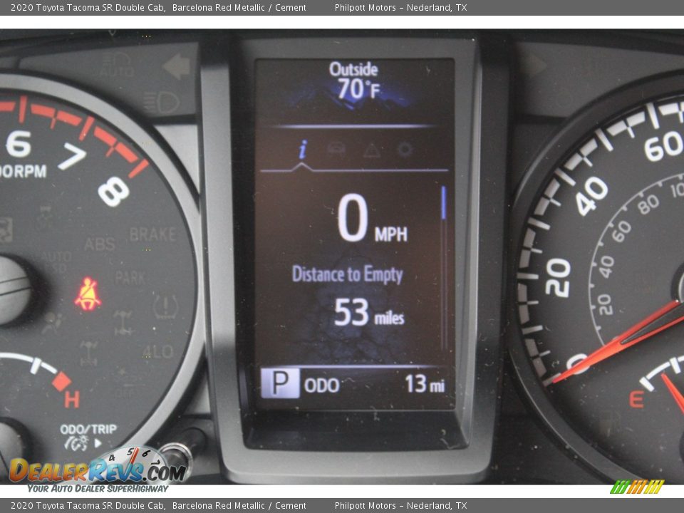 2020 Toyota Tacoma SR Double Cab Barcelona Red Metallic / Cement Photo #14