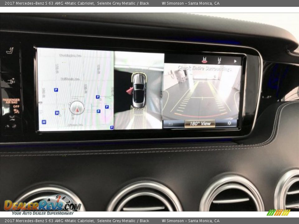 2017 Mercedes-Benz S 63 AMG 4Matic Cabriolet Selenite Grey Metallic / Black Photo #21
