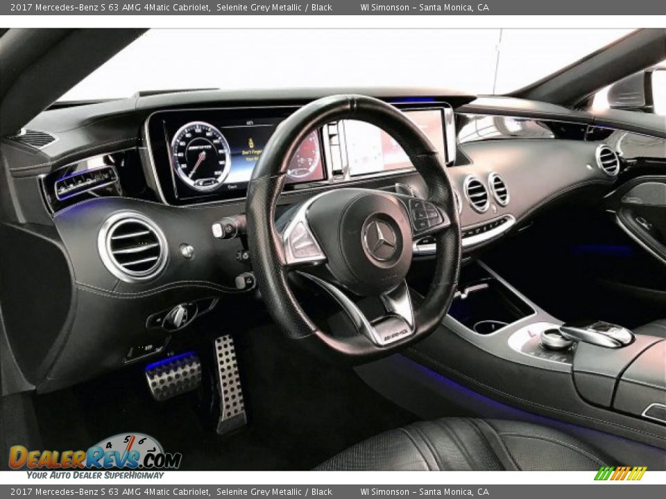 2017 Mercedes-Benz S 63 AMG 4Matic Cabriolet Selenite Grey Metallic / Black Photo #22