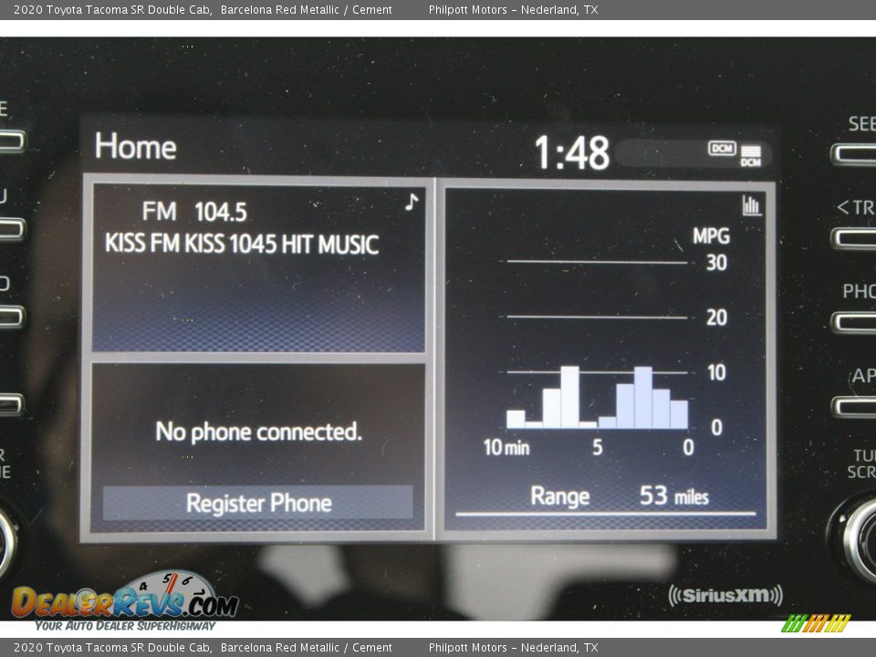 2020 Toyota Tacoma SR Double Cab Barcelona Red Metallic / Cement Photo #15
