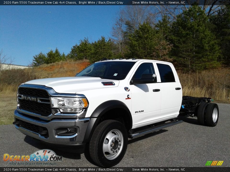 2020 Ram 5500 Tradesman Crew Cab 4x4 Chassis Bright White / Black/Diesel Gray Photo #2