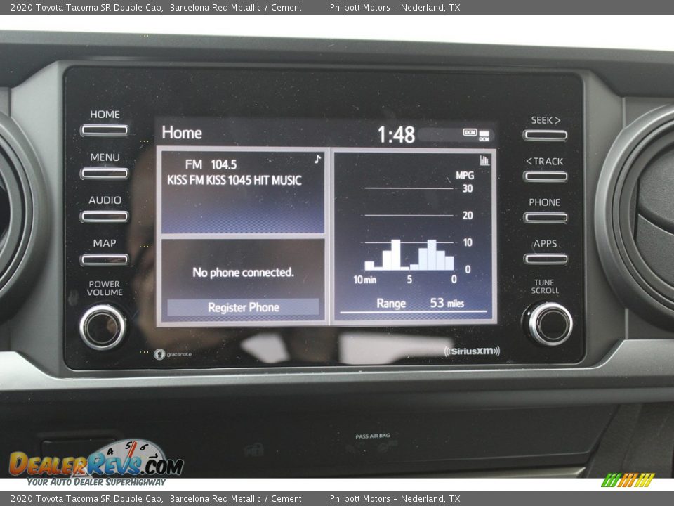 2020 Toyota Tacoma SR Double Cab Barcelona Red Metallic / Cement Photo #16