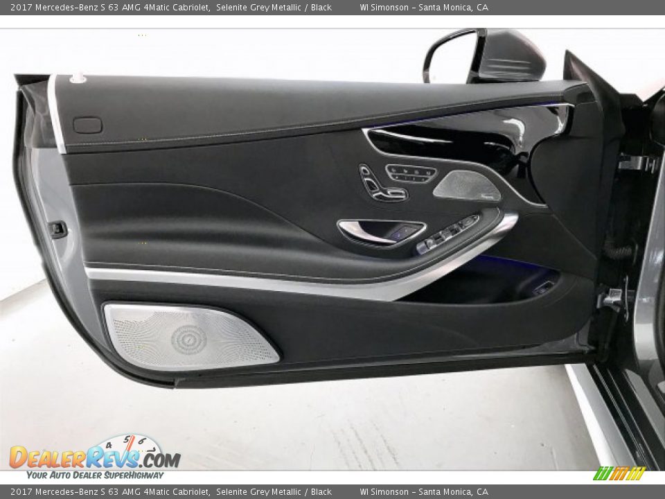 2017 Mercedes-Benz S 63 AMG 4Matic Cabriolet Selenite Grey Metallic / Black Photo #25
