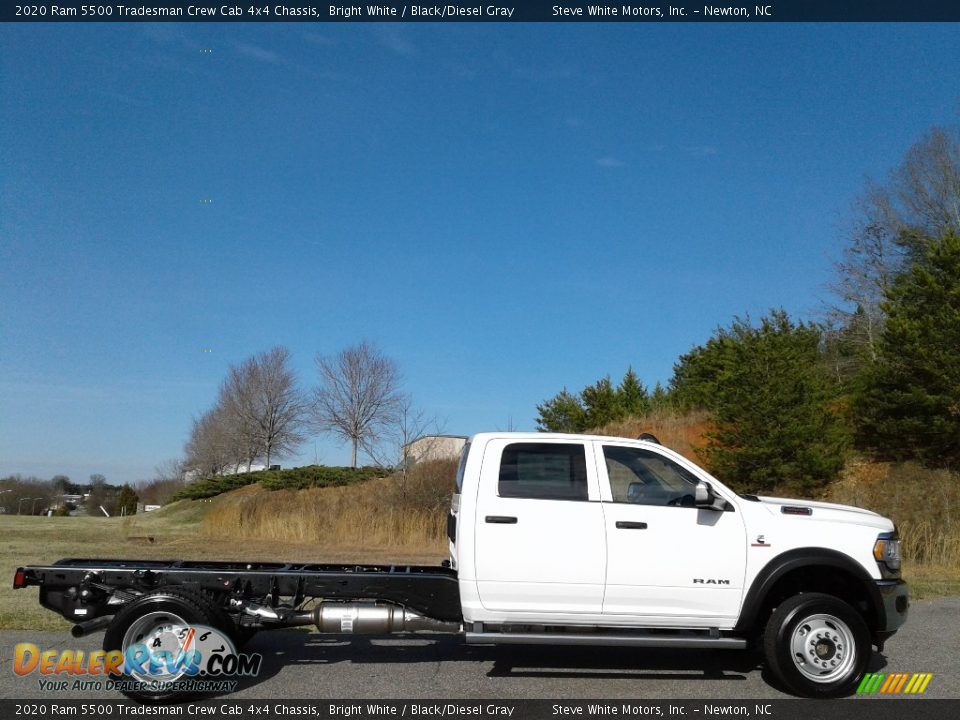 2020 Ram 5500 Tradesman Crew Cab 4x4 Chassis Bright White / Black/Diesel Gray Photo #5
