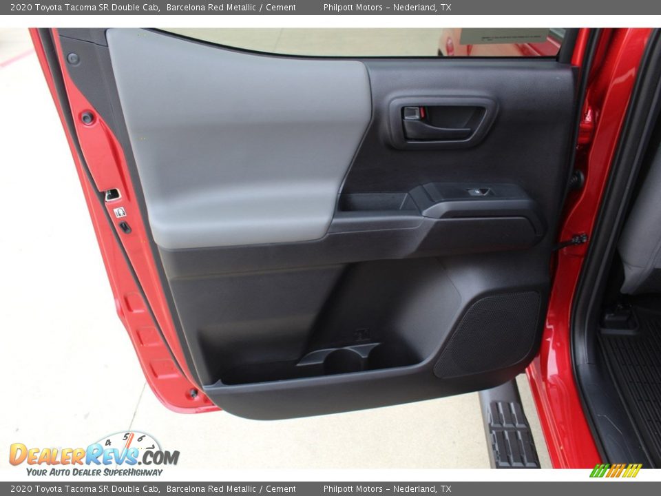 2020 Toyota Tacoma SR Double Cab Barcelona Red Metallic / Cement Photo #19