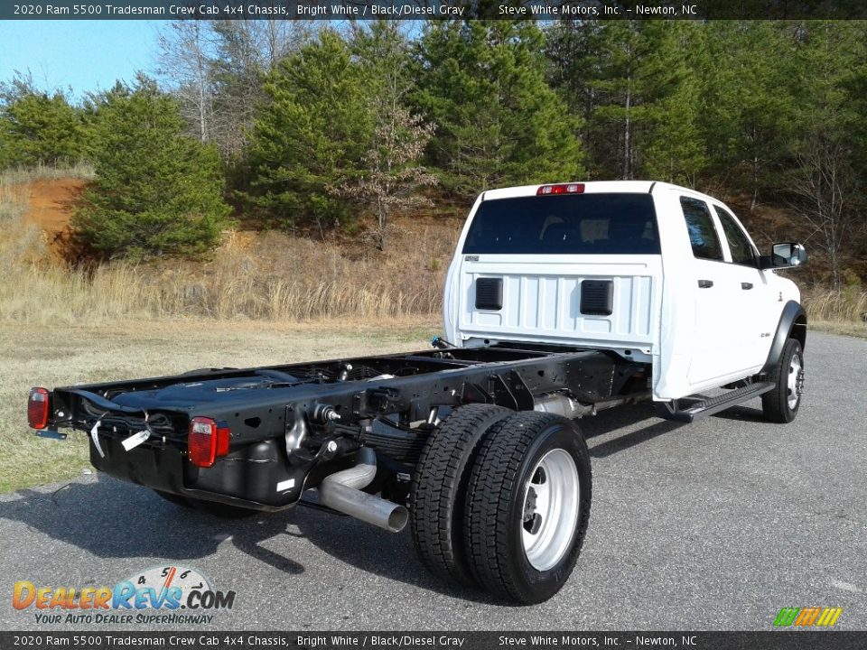 2020 Ram 5500 Tradesman Crew Cab 4x4 Chassis Bright White / Black/Diesel Gray Photo #6