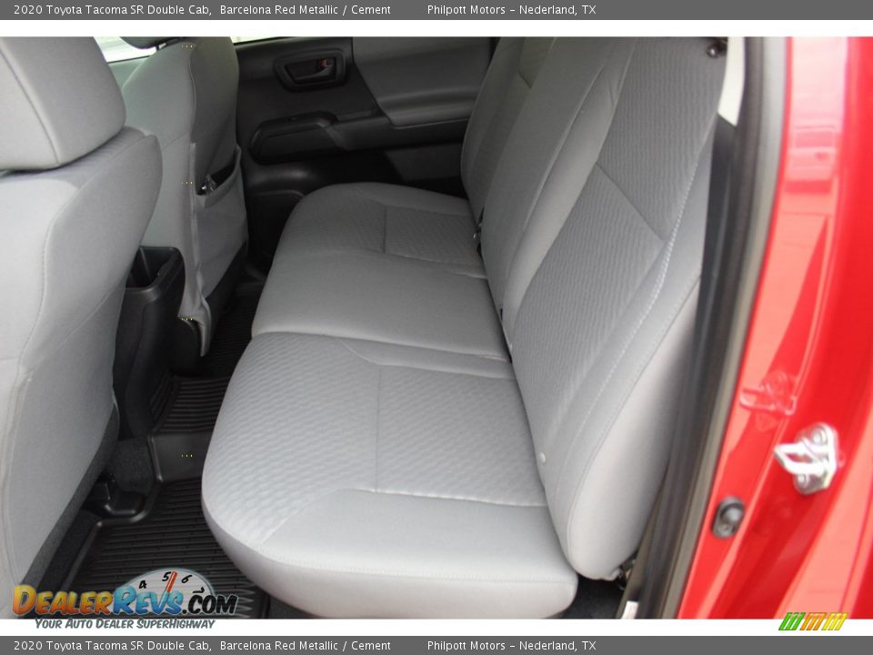 2020 Toyota Tacoma SR Double Cab Barcelona Red Metallic / Cement Photo #20