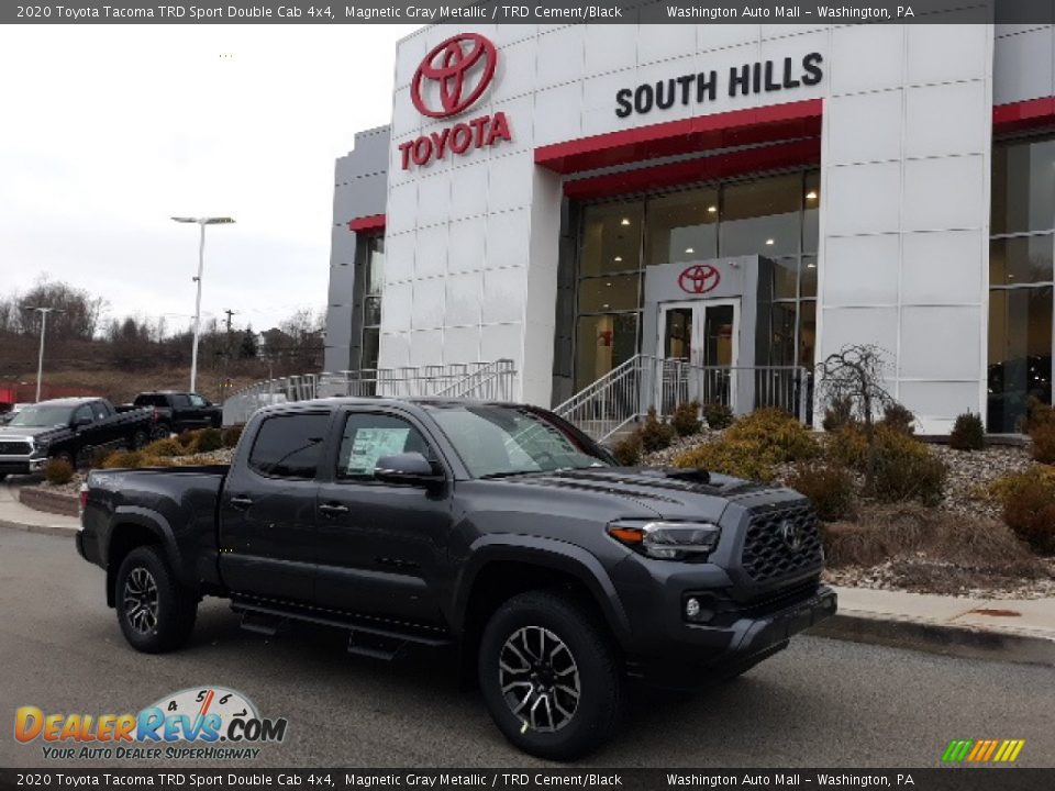 2020 Toyota Tacoma TRD Sport Double Cab 4x4 Magnetic Gray Metallic / TRD Cement/Black Photo #1