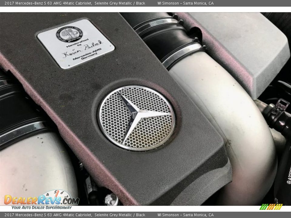 2017 Mercedes-Benz S 63 AMG 4Matic Cabriolet Selenite Grey Metallic / Black Photo #29