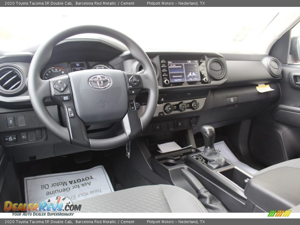 2020 Toyota Tacoma SR Double Cab Barcelona Red Metallic / Cement Photo #21
