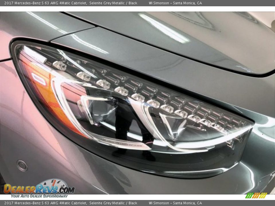 2017 Mercedes-Benz S 63 AMG 4Matic Cabriolet Selenite Grey Metallic / Black Photo #30