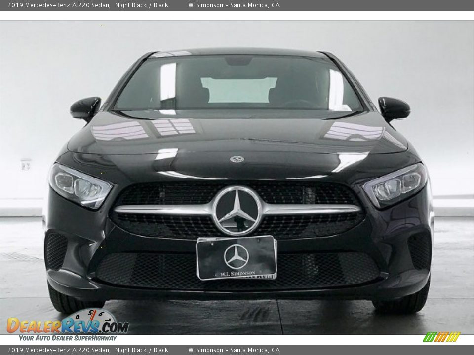 2019 Mercedes-Benz A 220 Sedan Night Black / Black Photo #2