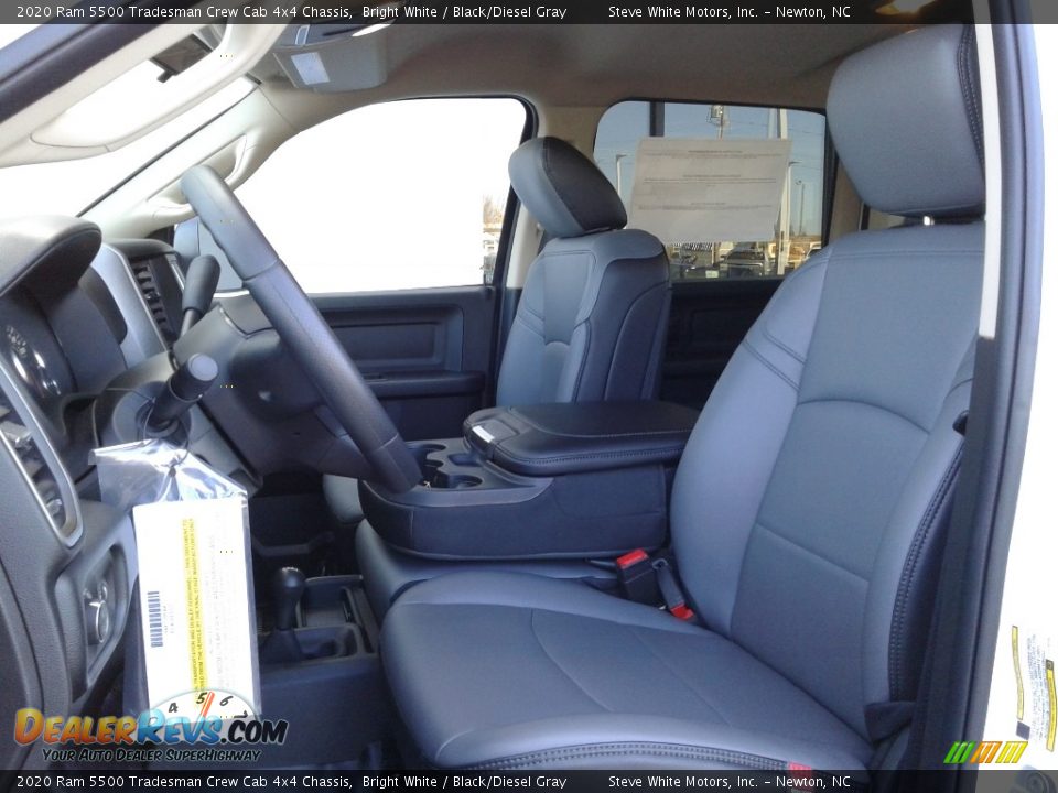2020 Ram 5500 Tradesman Crew Cab 4x4 Chassis Bright White / Black/Diesel Gray Photo #10