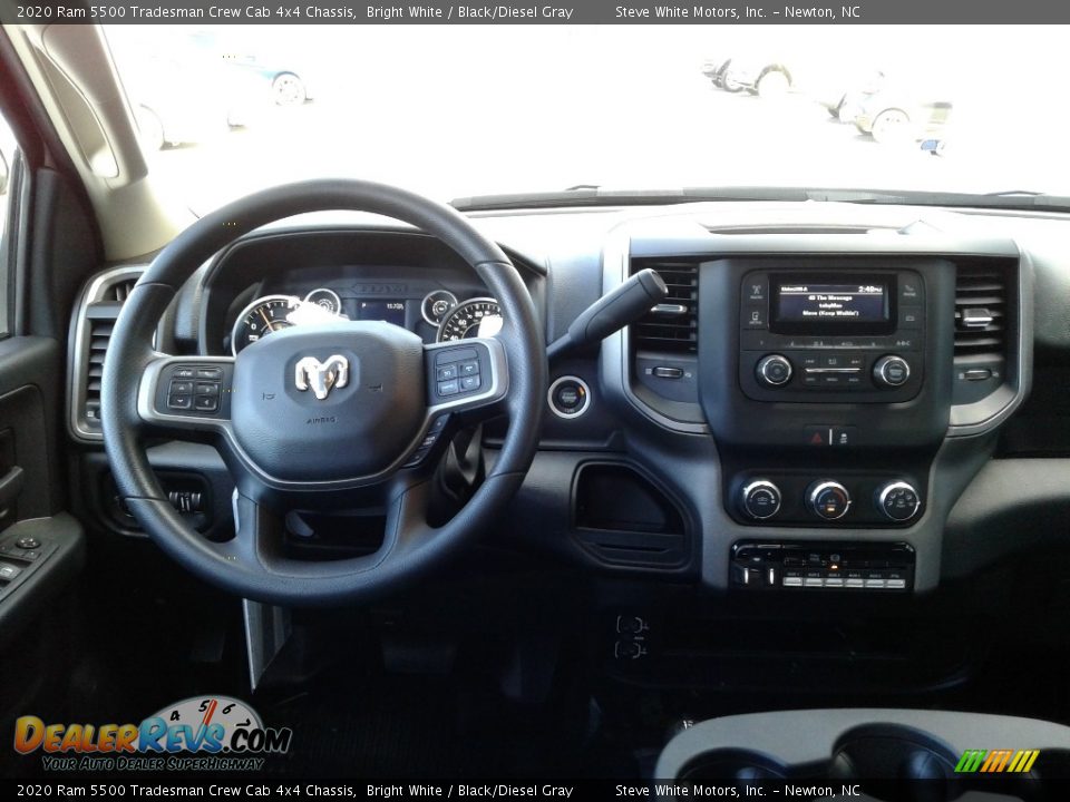2020 Ram 5500 Tradesman Crew Cab 4x4 Chassis Bright White / Black/Diesel Gray Photo #12