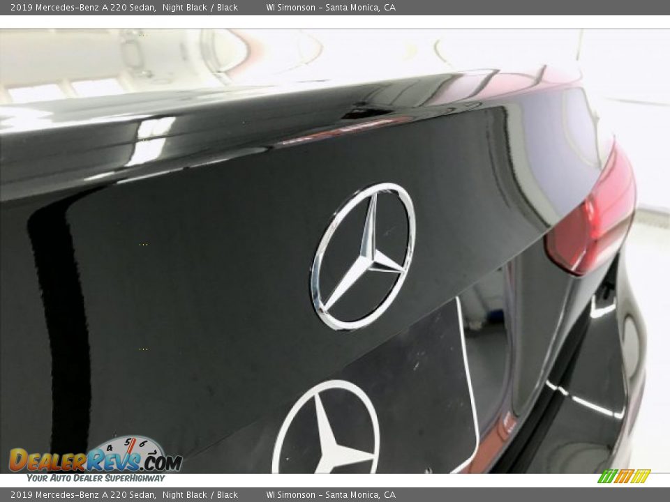 2019 Mercedes-Benz A 220 Sedan Night Black / Black Photo #7