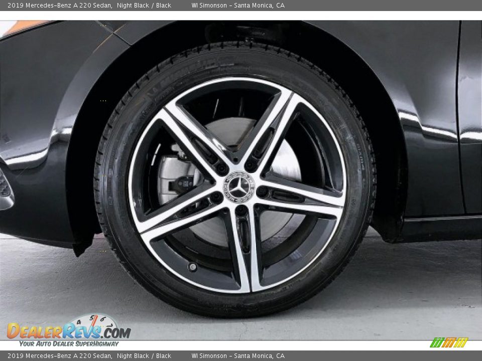 2019 Mercedes-Benz A 220 Sedan Night Black / Black Photo #8