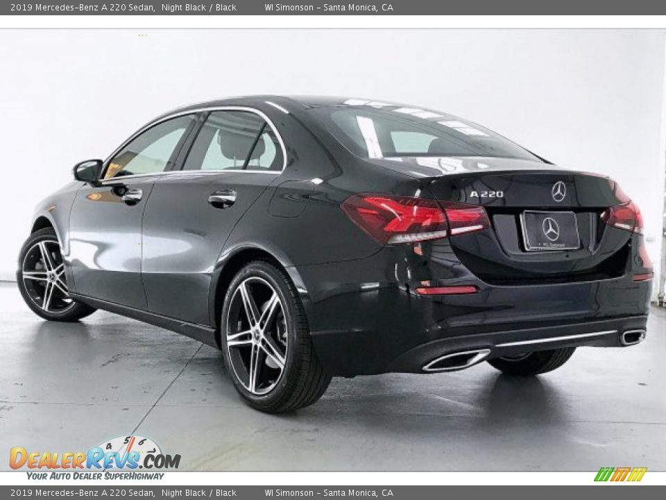 2019 Mercedes-Benz A 220 Sedan Night Black / Black Photo #10