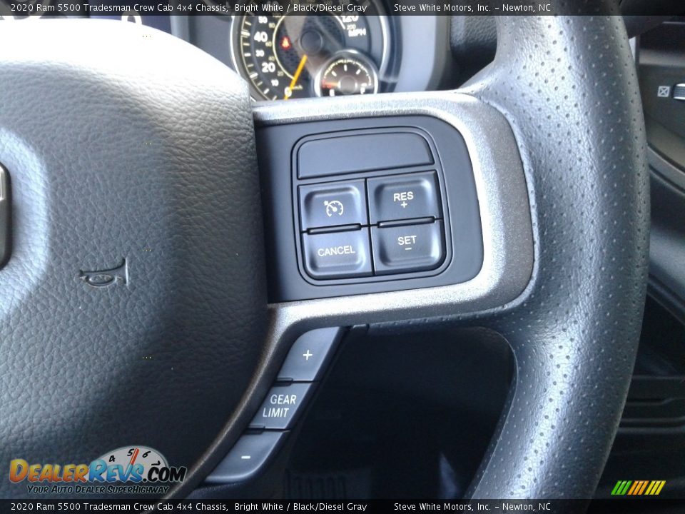 2020 Ram 5500 Tradesman Crew Cab 4x4 Chassis Bright White / Black/Diesel Gray Photo #18
