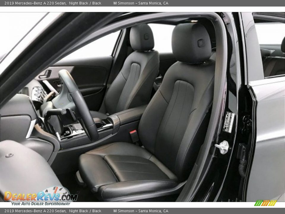 2019 Mercedes-Benz A 220 Sedan Night Black / Black Photo #14