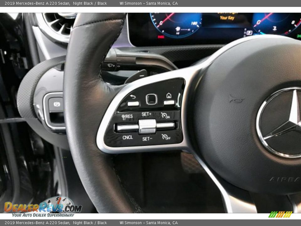2019 Mercedes-Benz A 220 Sedan Night Black / Black Photo #18