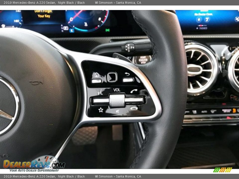 2019 Mercedes-Benz A 220 Sedan Night Black / Black Photo #19