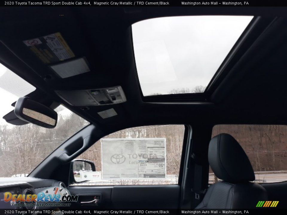 2020 Toyota Tacoma TRD Sport Double Cab 4x4 Magnetic Gray Metallic / TRD Cement/Black Photo #24