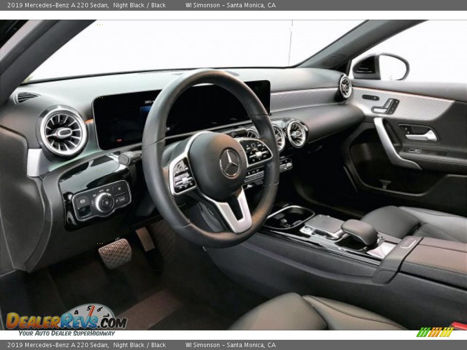 2019 Mercedes-Benz A 220 Sedan Night Black / Black Photo #22