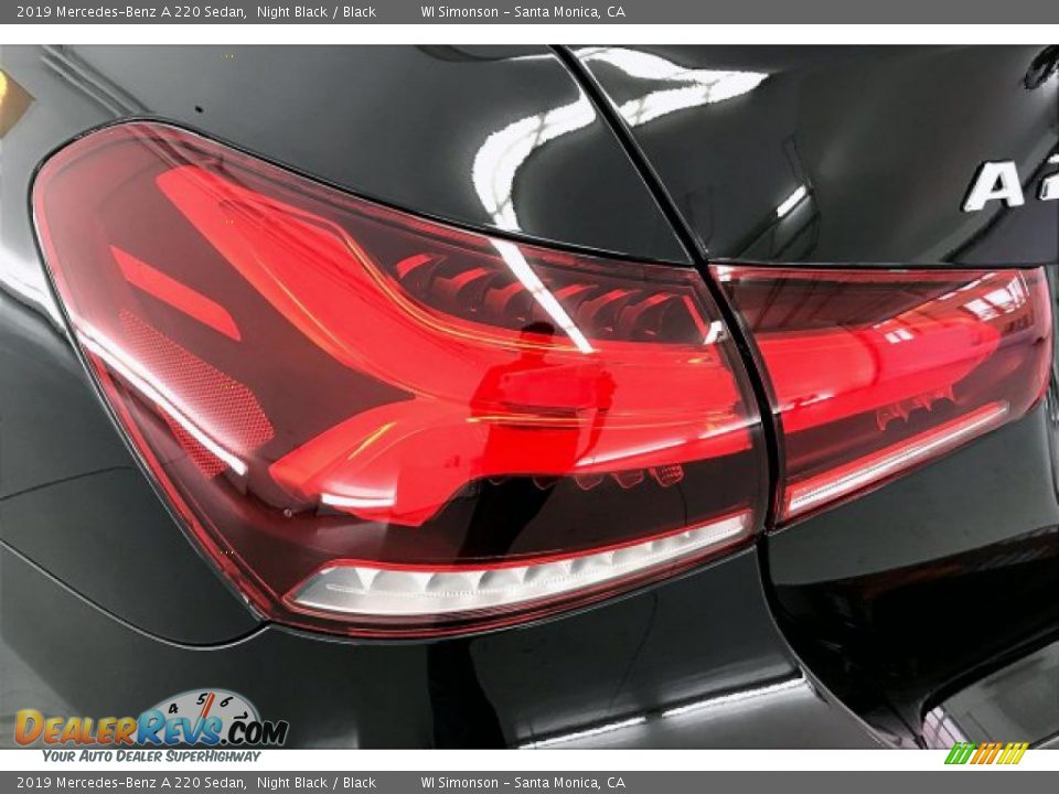 2019 Mercedes-Benz A 220 Sedan Night Black / Black Photo #26