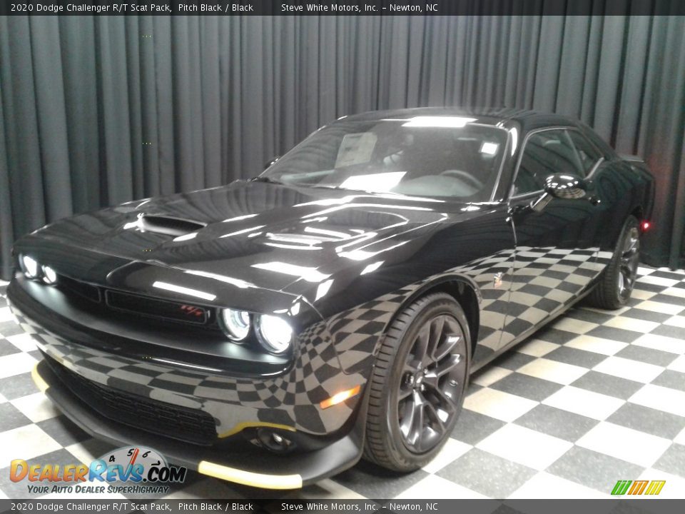 2020 Dodge Challenger R/T Scat Pack Pitch Black / Black Photo #2