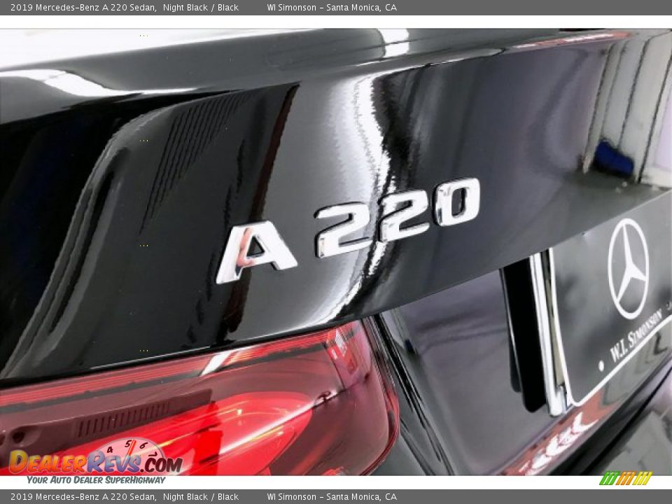 2019 Mercedes-Benz A 220 Sedan Night Black / Black Photo #27