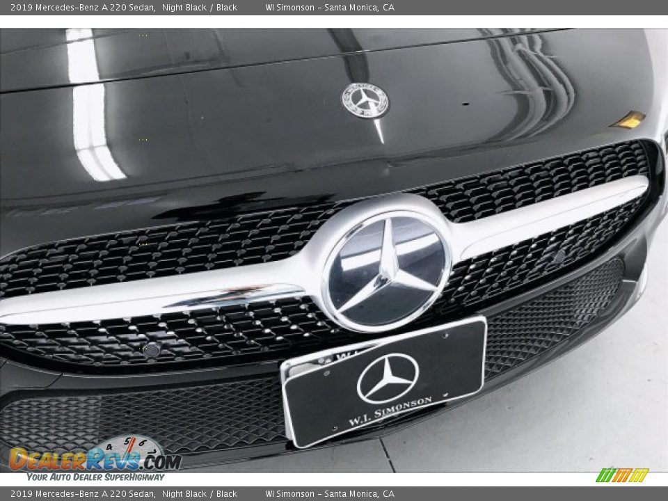 2019 Mercedes-Benz A 220 Sedan Night Black / Black Photo #33