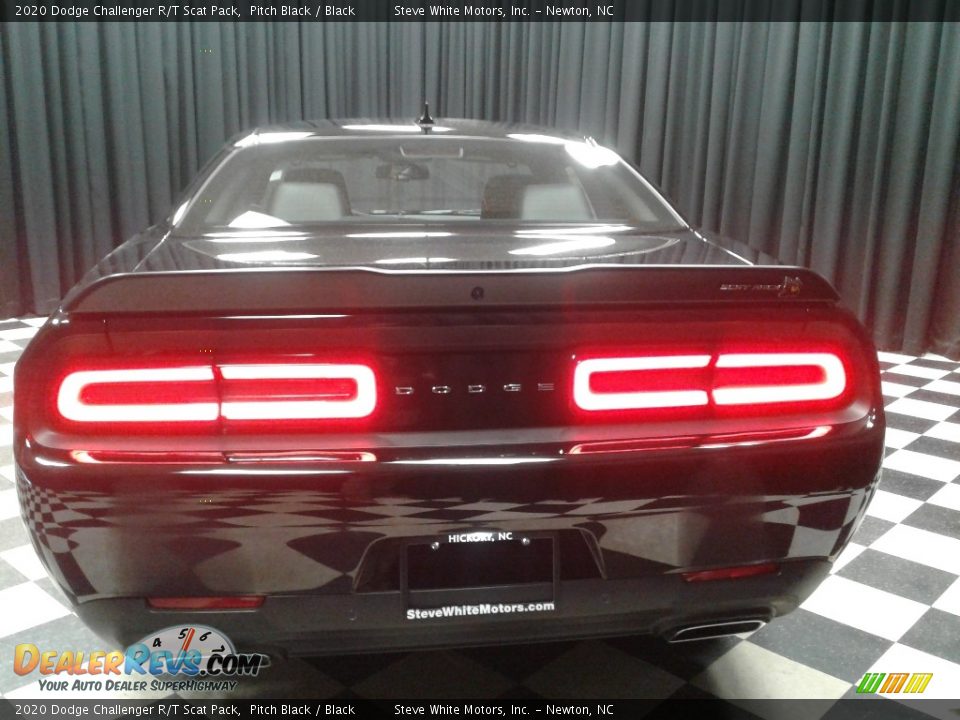 2020 Dodge Challenger R/T Scat Pack Pitch Black / Black Photo #7
