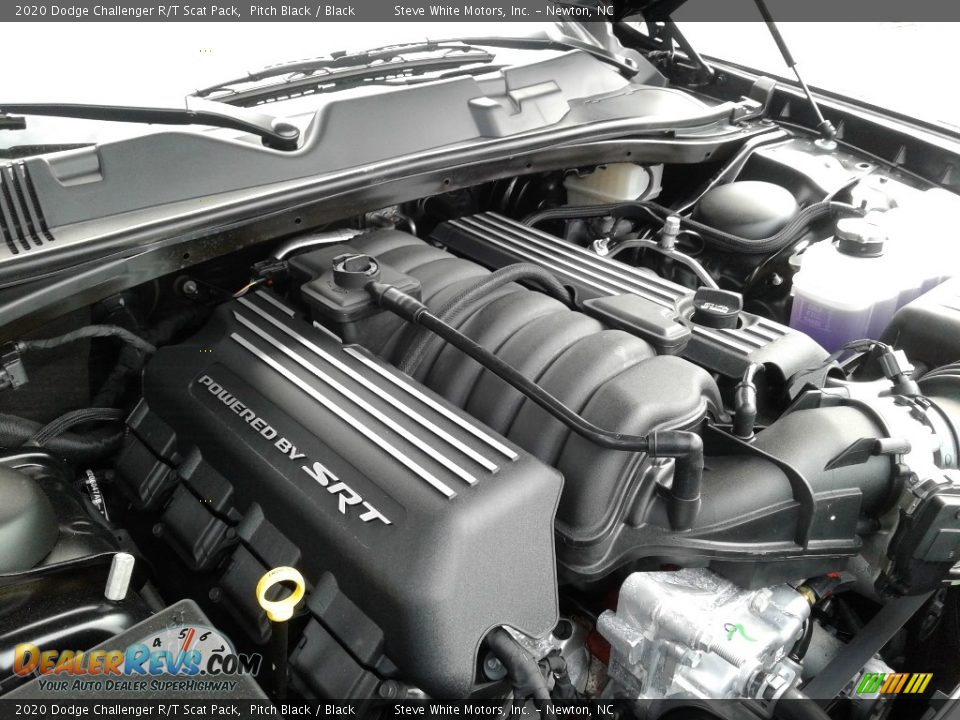 2020 Dodge Challenger R/T Scat Pack Pitch Black / Black Photo #9