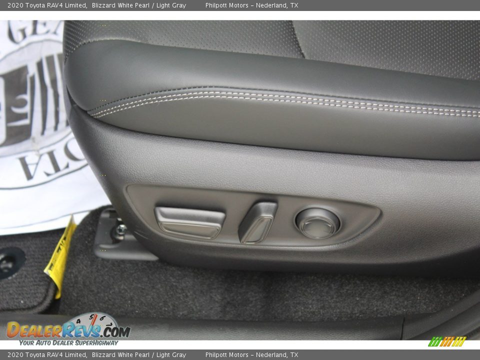 2020 Toyota RAV4 Limited Blizzard White Pearl / Light Gray Photo #11