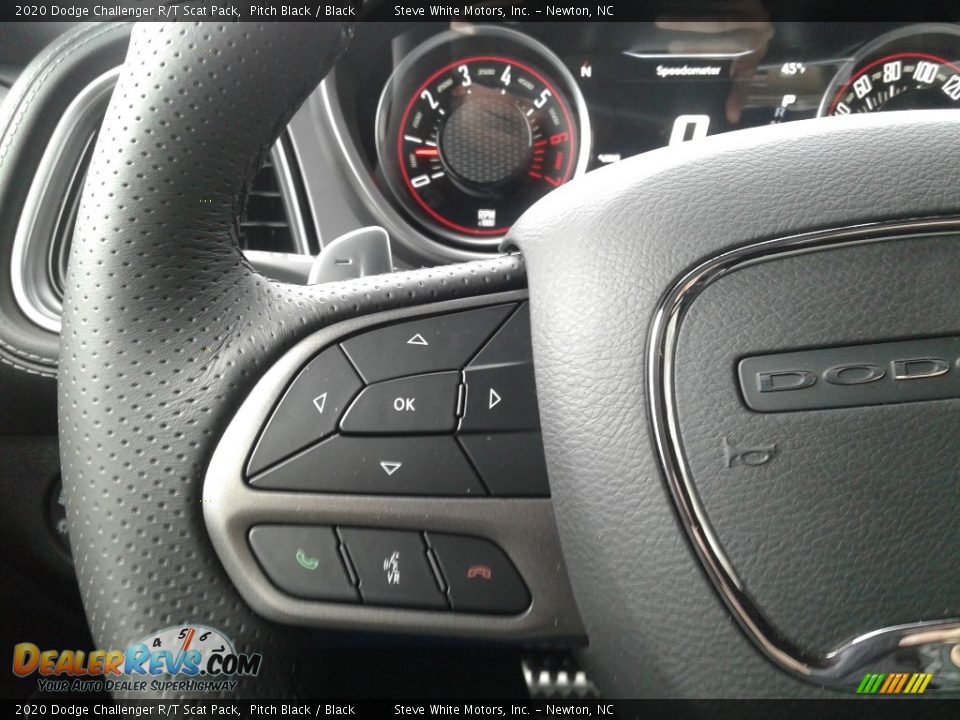 2020 Dodge Challenger R/T Scat Pack Pitch Black / Black Photo #18