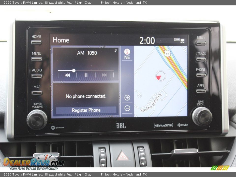 2020 Toyota RAV4 Limited Blizzard White Pearl / Light Gray Photo #16