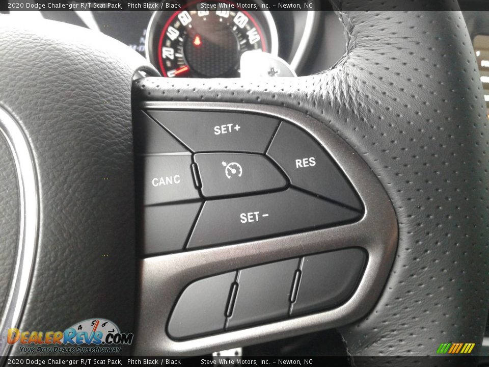 2020 Dodge Challenger R/T Scat Pack Pitch Black / Black Photo #19