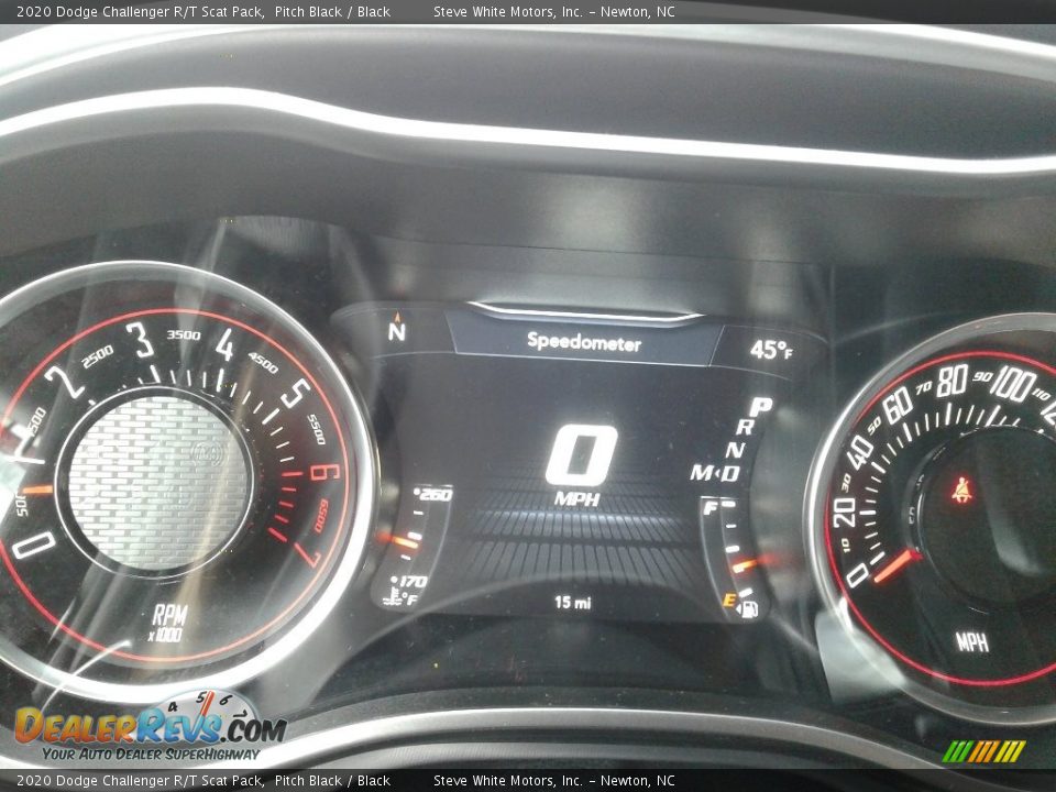 2020 Dodge Challenger R/T Scat Pack Pitch Black / Black Photo #20