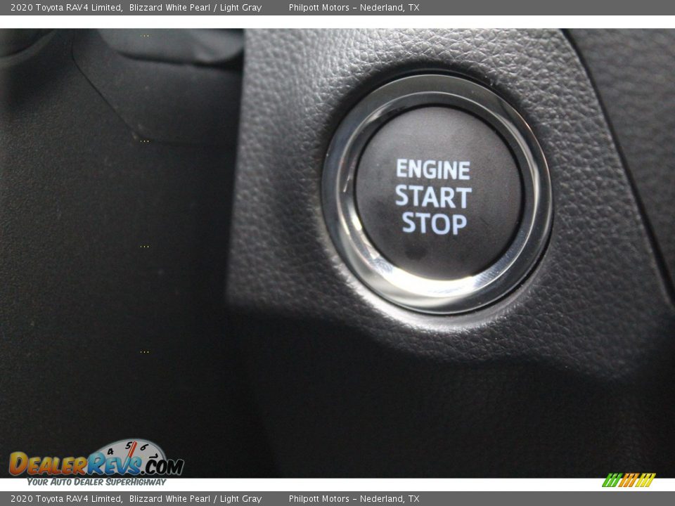 2020 Toyota RAV4 Limited Blizzard White Pearl / Light Gray Photo #18